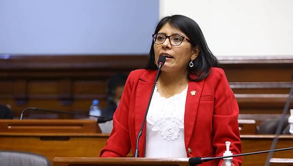 Margot Palacios no descarta alianza entre Perú Libre y Fuerza Popular ante  elección de la Mesa Directiva. Foto: Congreso
