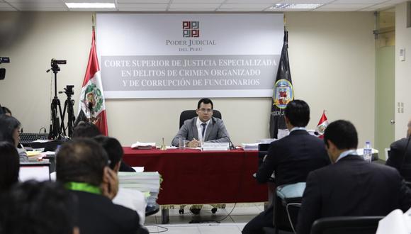 El juez Jorge Chávez Tamariz dispuso que la sesión se retome el 3 de enero. (Foto: Anthony Niño de Guzmán / GEC)