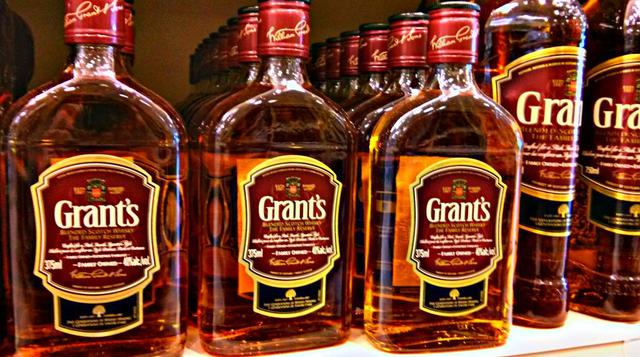 21: Grant's. Categoría: Whisky. Valor de marca: US$ 596 millones. Calificación de marca: A .