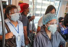 Uso de protector facial en Metro de Lima seguirá siendo obligatorio por disposición del Gobierno