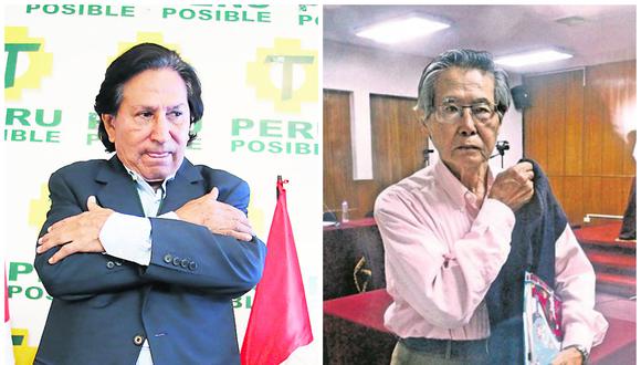 Alejandro Toledo y Alberto Fujimori