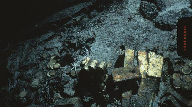 En 1989, Thompson y su compañía Columbus-America Discovery Group recuperó de las profundidades del Atlántico un tesoro de lingotes y monedas de oro valorizado en millones de dólares. (Foto: AP)