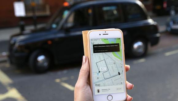 Uber tiene 45,000 conductores y 3.5 millones de clientes en la capital británica. (Foto: AFP)