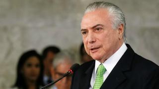 Tribunal de Brasil inicia el martes proceso que determinará destino de Temer