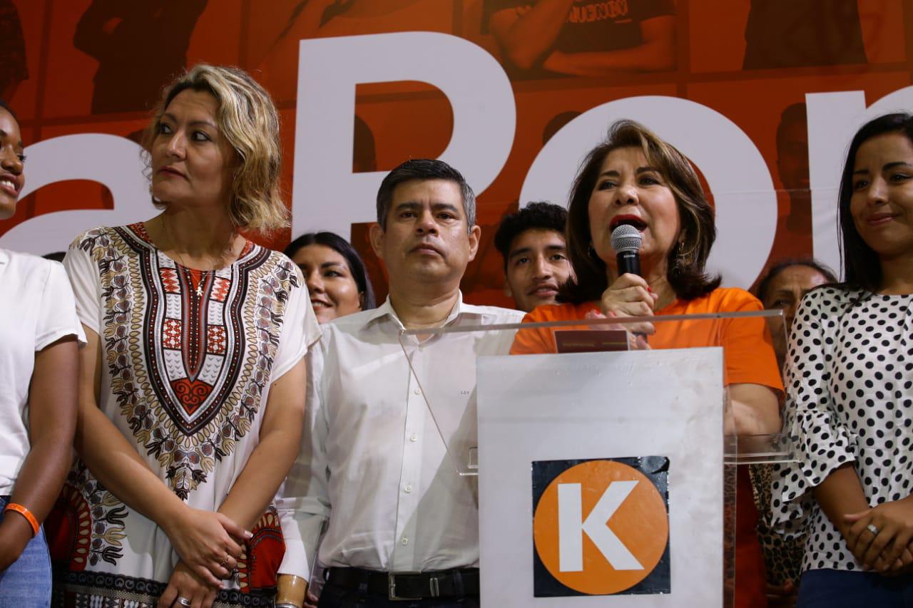 Fuerza Popular obtuvo el 7.1% de los votos válidos según el Flash América TV - Ipsos Perú. (Foto: GEC).