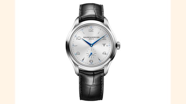 Baume et Mercier Clifton 10052. Es un fabuloso reloj para utilizar a diario por su dial plateado y sus agujas de metal azulado y se diferencia de un modo dinámico de las pautas acostumbradas. Precio: US$ 2,850. (Foto: Bloomberg)