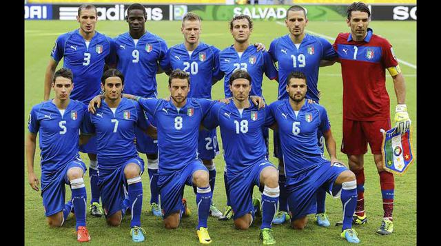 Italia fue campeón en 1934, 1938, 1982 y 2006, y subcampeón en 1970 y 1994. Disputará con Uruguay el que debe ser el partido más atractivo en Natal, el próximo 24 de junio. (Foto: eltiempo)