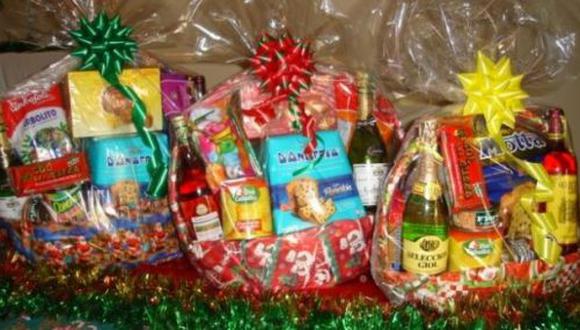 Tradicionalmente, las empresas entregan canastas navideñas a sus trabajadores como parte de su aguinaldo. (Foto: GEC)