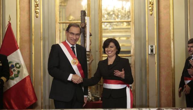 Sylvia Cáceres es la ministra de Trabajo y Promoción del Empleo. (Foto: GEC)