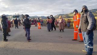 Las Bambas: corredor minero permanece bloqueado por cuarto día consecutivo por protestas 