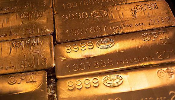 El oro cerró hoy con una leve subida de 0.1%. (Foto: Reuters)