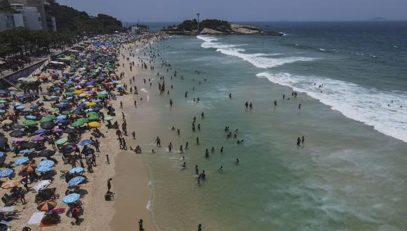En febrero de este año se registró en Río de Janeiro, una temperatura de 41,8 grados y una sensación térmica de casi 50 grados. (Fuente: EFE)