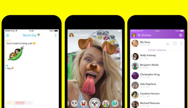 FOTO 5 | Snapchat. Snapchat pasó 37 semanas como la aplicación gratuita número 1. (Foto: iTunes)