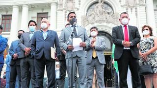 Bancada de Acción Popular pide a Boluarte que convoque al diálogo a “verdaderos representantes” del partido