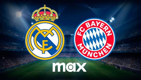 El duelo entre Real Madrid y Bayern Múnich fue transmitido en México por la plataforma MAX. (Foto: Composición/Gestión)
