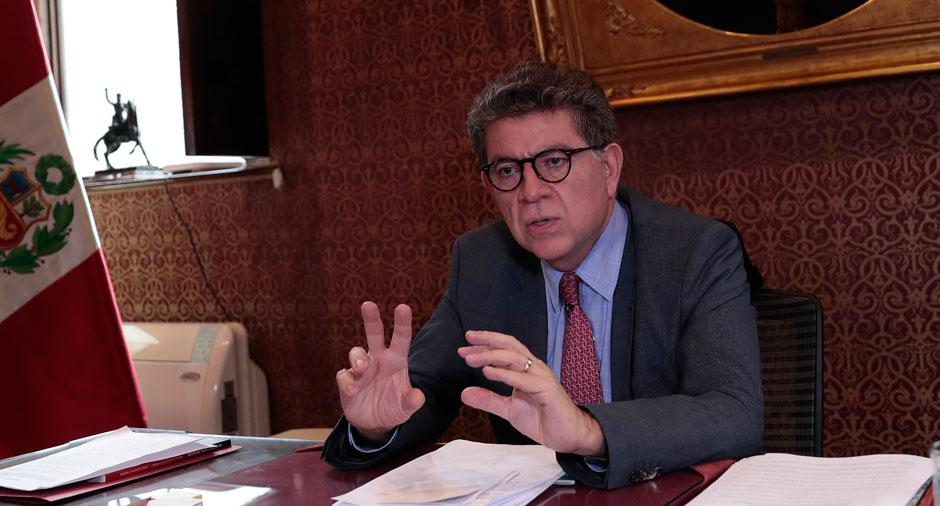 El canciller también informó que cerca de 28 mil extranjeros han sido repatriados a sus países de origen durante el estado de emergencia por el COVID-19. (Foto: Hugo Pérez / El Comercio)