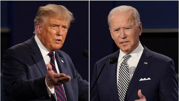 Donald Trump y Joe Biden se enfrentarán en noviembre en las elecciones presidenciales de Estados Unidos. (AP / Patrick Semansky).