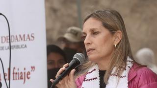 María del Carmen Alva: “Que el presidente Pedro Castillo se ponga la mano al pecho y renuncie al cargo”