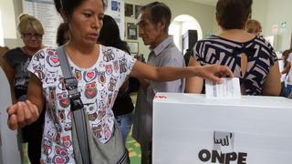 Elecciones 2021: ONPE plantea que electores puedan votar en un distrito distinto al de su domicilio