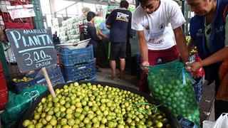 Inflación baja lentamente por alza en precios de alimentos