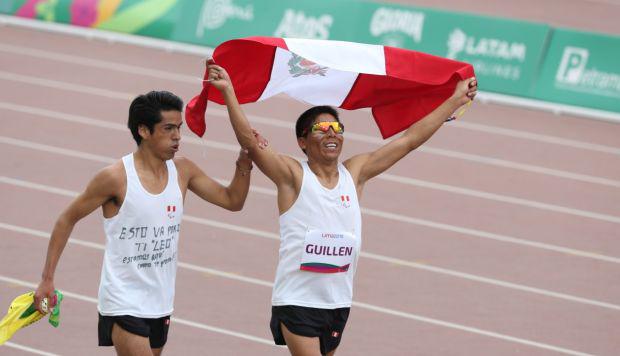 Días antes ganó los 5000 metros (T11), pero fue descalificado. (Foto: Violeta Ayasta / GEC)