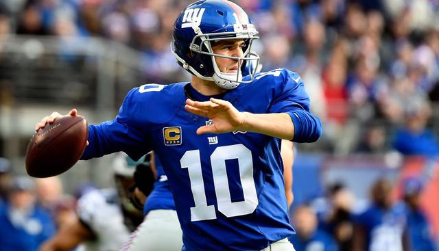 Eli Manning | Al igual que Drew Brees, Eli Manning, también registra ingresos de 21 millones de dólares.  Este jugador se desempeña como quarterback en los New York Giants. (AFP).