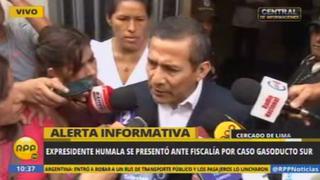 Ollanta Humala: Exministros de Energía y Minas deben “defender” el Gasoducto Sur