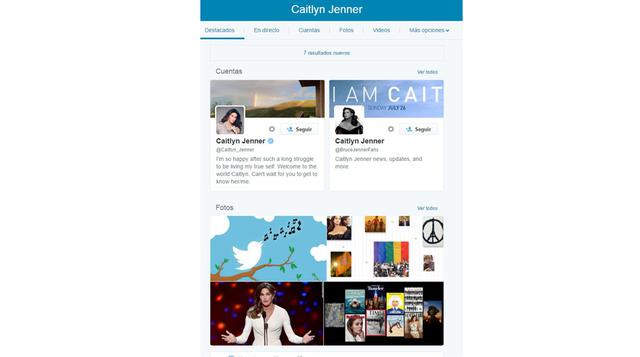 Caitlyn Jenner, la reina de Twitter: Jenner batió el récord histórico al sumar un millón de seguidores en sólo cuatro horas luego de que Bruce Jenner diera a conocer su cambio de sexo en Twitter. “Llámame Caitlyn”, fue el primer tuit de la mujer, con el q