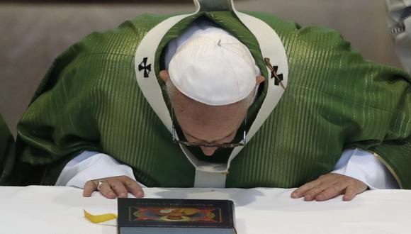 El papa Francisco cedió ante las peticiones de los grupos judíos. (Foto: AP)