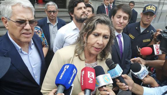 Zenaida Solís, del Partido Morado, aseguró que si integran o no la Mesa Directiva, mantendrán una agenda independiente. (Foto: Andina)