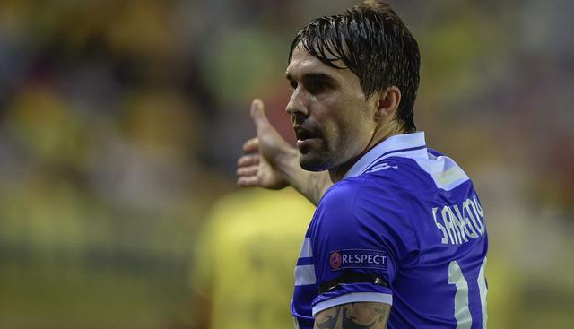 Gastón Sangoy |El delantero argentino que vistió lo colores de Universitario de Deportes (2006), juega por Al-Wakrah S.C. de Catar. El traspaso de Gastón Sangoy puede valer más de 760 mil dólares, calcula Transfermarkt.es. (AFP)