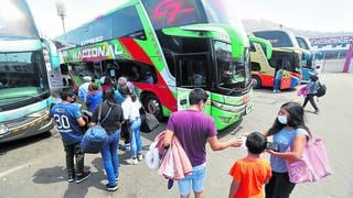 El 80% de buses interprovinciales dejó de operar este lunes por los bloqueos