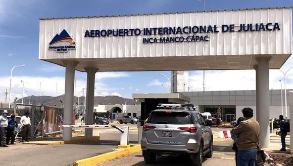 Aeropuerto de Juliaca reanuda operaciones. (Foto: GEC)
