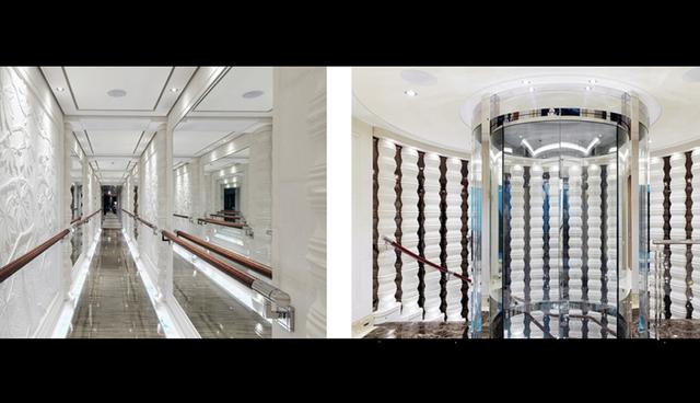 FOTO 8 | El yate cuenta con su propia galería de arte e incluso tiene un ascensor. (Foto: Burgess)
