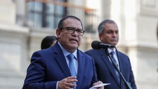Alberto Otárola anuncia que el Gobierno alista medidas en materia migratoria