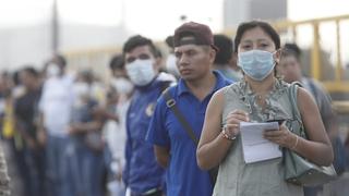 En Lima 738,500 personas dejaron de buscar trabajo durante pandemia, pero volverán a hacerlo