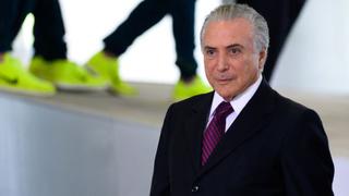 Michel Temer asumió la presidencia de Brasil