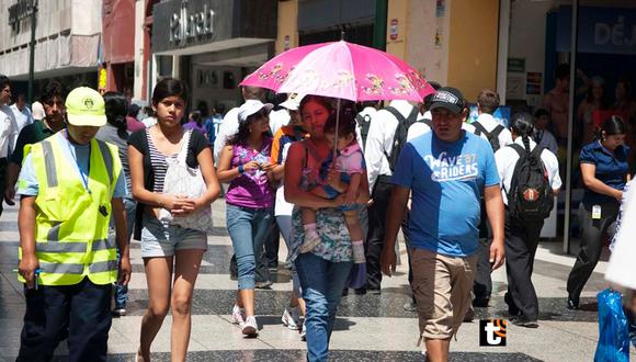 Sensación térmica en Lima oscilaría entre los 36°C y 38°C durante el día.