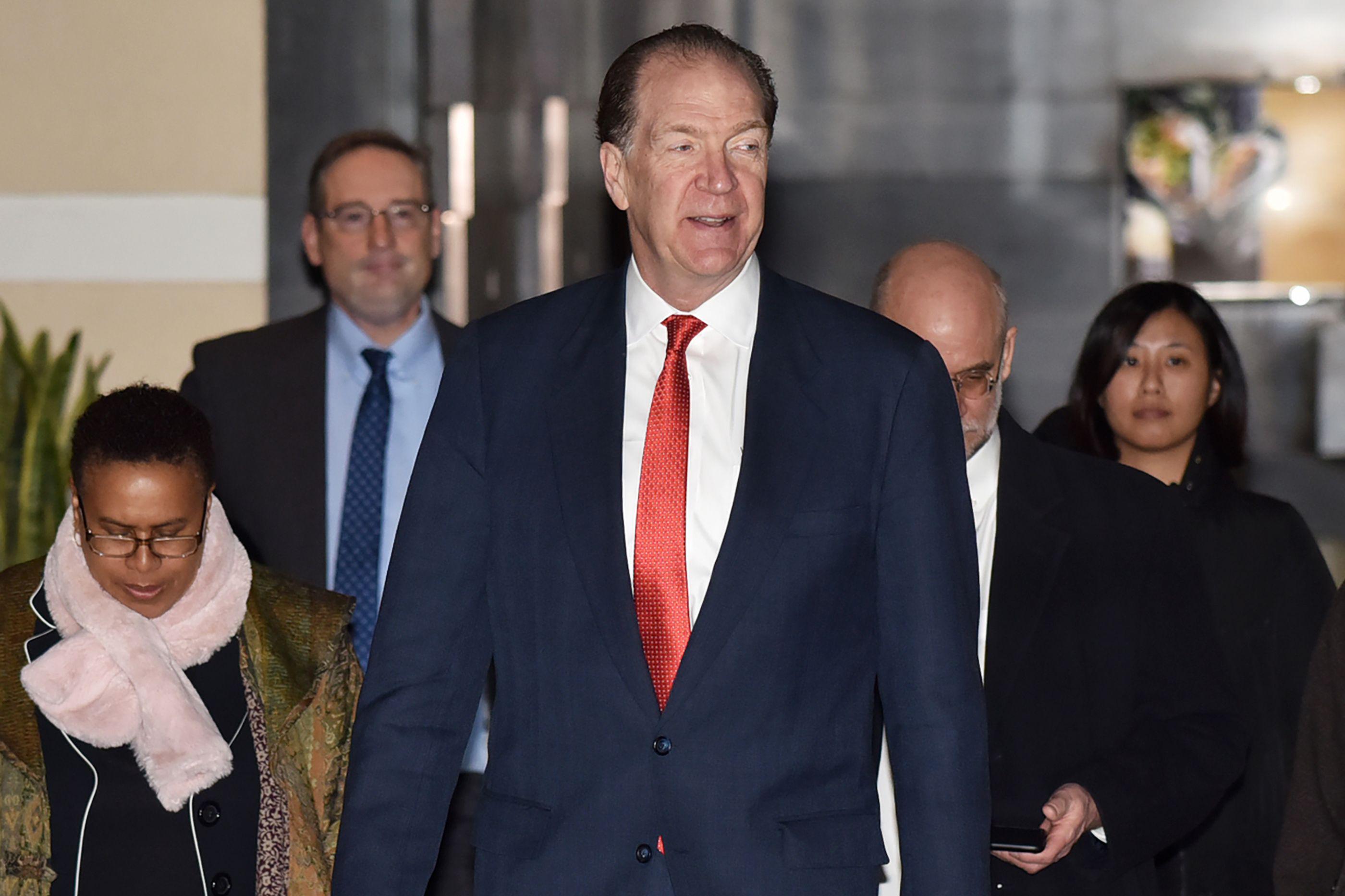 David Malpass, presidente del Banco Mundial. (Foto: AFP)