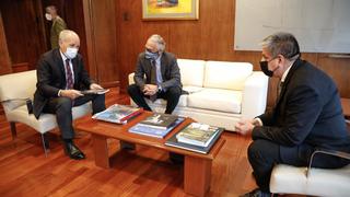 Roque Benavides se reunió con ministro de Energía y Minas