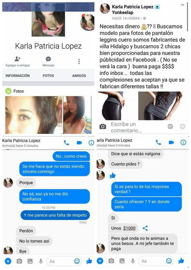 Trabajos falsos en Facebook suelen usar perfiles de mujeres para captar otras mujeres (Foto: Aguascalientes / México)