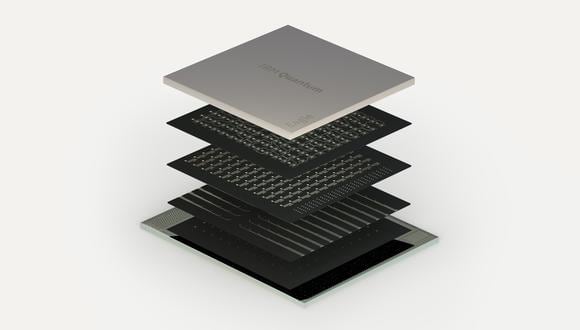 IBM presenta su chip cuántico. (Foto: Difusión)