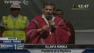 Ollanta Humala: Estamos ampliando la frontera agrícola en más de 140,000 hectáreas en la costa