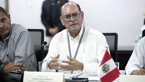 César Landa, ministro de Relaciones Exteriores. (Foto: Cancillería)