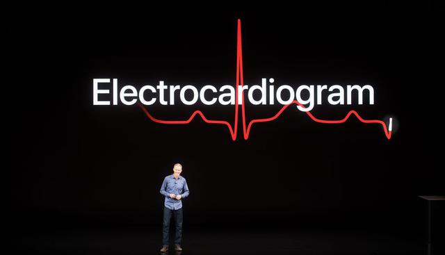 El reloj es más ligero que su predecesor, el Apple Watch Series 3. (Foto: AFP)