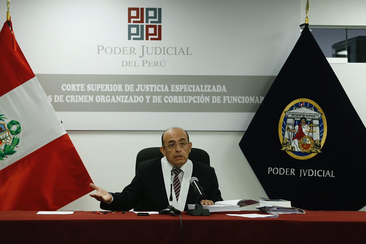 El juez Víctor Zúñiga, juez del caso Keiko Fujimori. (Foto: Joel Alonzo / GEC)