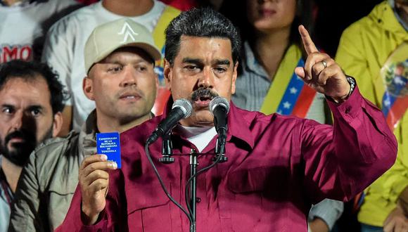 Maduro fue reelegido para otro mandato al frente de la golpeada Venezuela. (Foto: AFP)