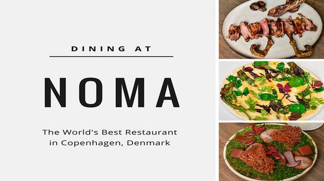 5. Noma, Copenhagen, Dinamarca. Los menús varían entre 120 a 200 euros.