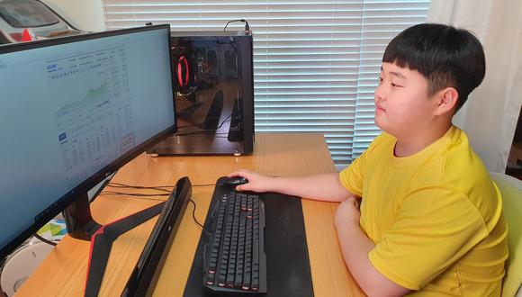 Kwon Joon, el niño surcoreano de 12 años que invierte en la bolsa. (Foto: Reuters)