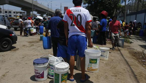 20 distritos de Lima y Callao quedarán sin servicio de agua desde hoy (Foto: GEC)
